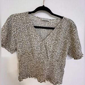 Paper Crane crop top size large